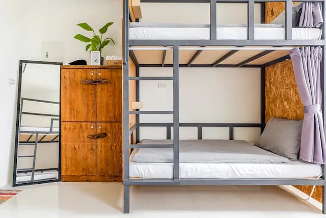 回佳旅宿-4 床女性宿舍房的 1 個床位-9