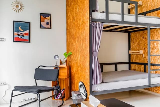 回佳旅宿-4 床女性宿舍房的 1 個床位-7