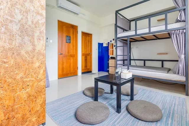 回佳旅宿-4 床混合宿舍房的 1 個床位-10