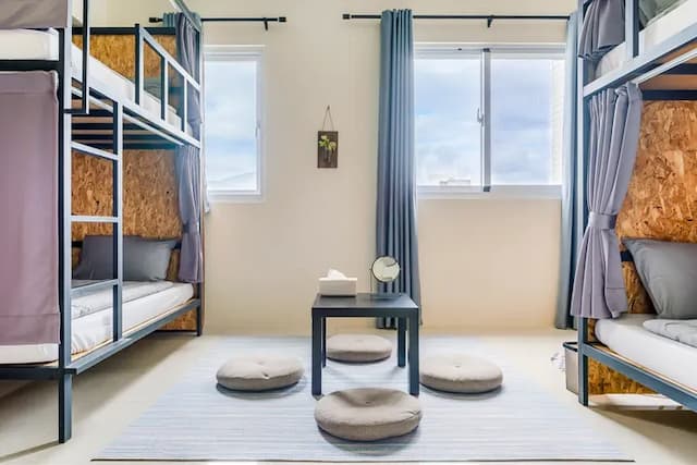 回佳旅宿-4 床混合宿舍房的 1 個床位-5