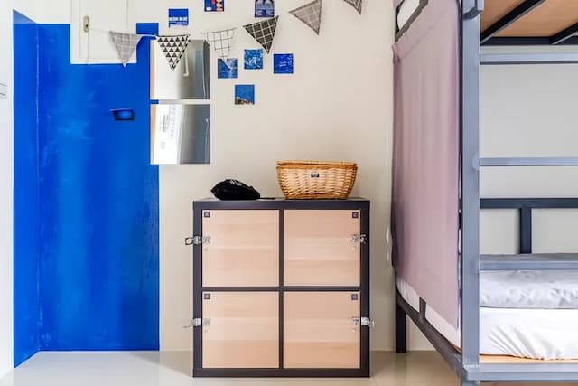 回佳旅宿-4 床混合宿舍房的 1 個床位-11