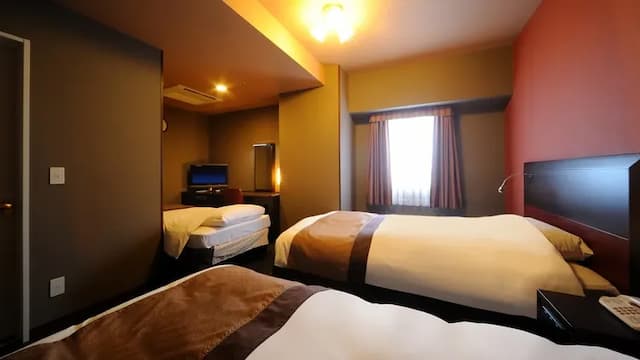 仙台Monte Hermana飯店｜公共浴場/桑拿/仙台站步行3分-三床房【不挑房】-1