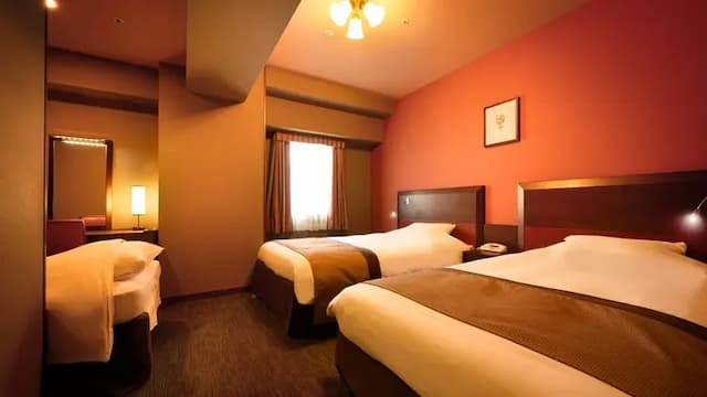 仙台Monte Hermana飯店｜公共浴場/桑拿/仙台站步行3分-三床房【女性限定，不挑房】-1