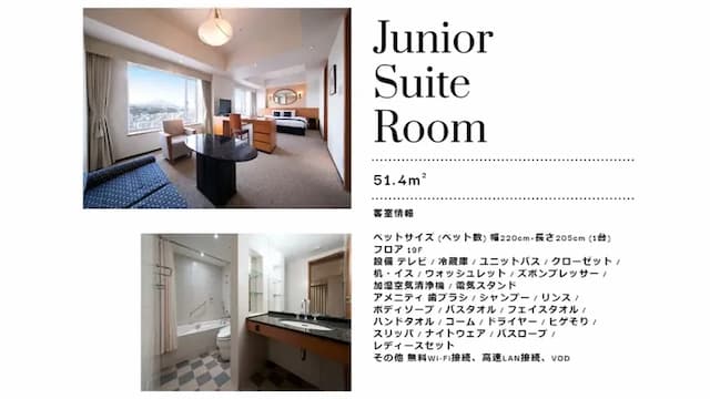 大分綠洲塔日航飯店｜JR大分站步行8分-精緻套房【不挑房】-1