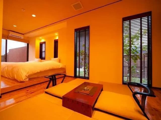 Yufuin Onsen Yufunoi YUHRI-Japanese Western Style Twin Room / Open-air Bath-3