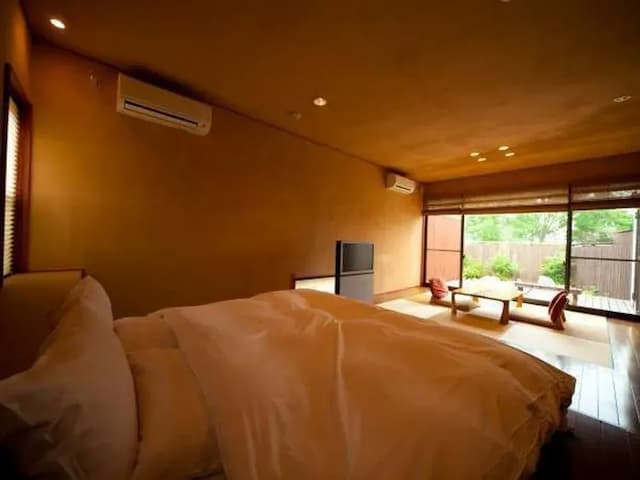 Yufuin Onsen Yufunoi YUHRI-Japanese Western Room King bed / Open-air Bath-5