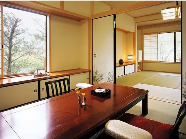 由布院溫泉 御宿 有樂｜JR由布院站步行8分/近金鱗湖-【つばき】 相連和室附露天浴池 【不挑房】-3