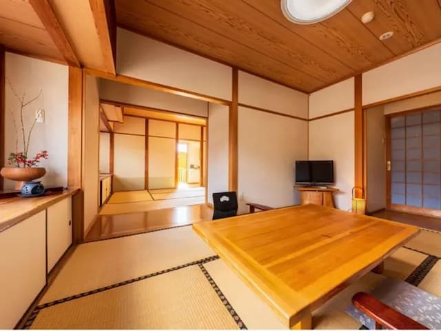 由布院溫泉 御宿 有樂｜JR由布院站步行8分/近金鱗湖-【ふよう】 相連和室附露天浴池【不挑房】-6