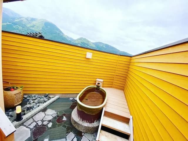 由布院溫泉 御宿 有樂｜JR由布院站步行8分/近金鱗湖-【すいせん】 本館和室內附露天浴池【不挑房】-4