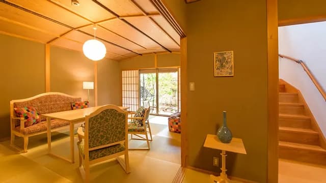 由布院溫泉 草庵秋櫻｜由布院站歩行15分/近金鱗湖-別館 兩樓房【不挑房】-1