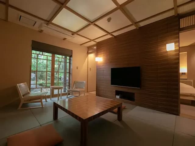 由布院別邸樹｜由布院站歩行20分/近金鱗湖-紫陽花 / あじさい  獨棟和洋式房附室內浴池【不挑房】-5