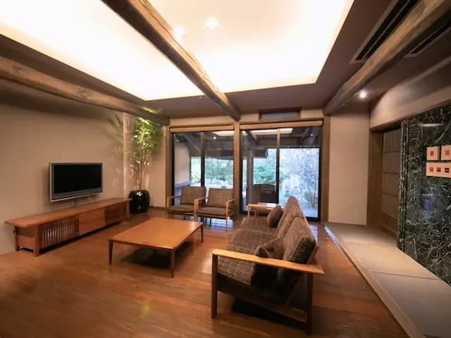 由布院別邸樹｜由布院站歩行20分/近金鱗湖-花水木 / はなみずき 獨棟和洋式房附半露天浴池,室內浴池【不挑房】-5