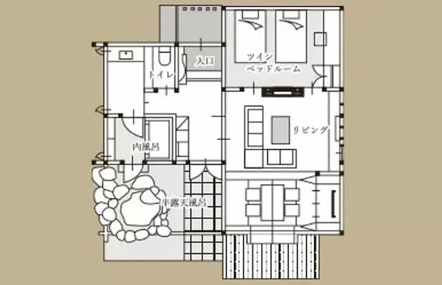 由布院別邸樹｜由布院站歩行20分/近金鱗湖-木蓮 / もくれん 獨棟和洋式房附半露天浴池,室內浴池【不挑房】-7