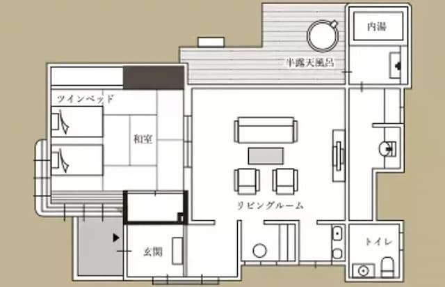 由布院別邸樹｜由布院站歩行20分/近金鱗湖-桜 / さくら 獨棟和洋式房附半露天浴池,室內浴池【不挑房】-7