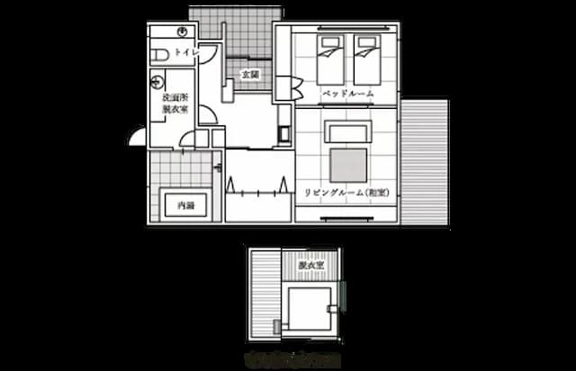 由布院別邸樹｜由布院站歩行20分/近金鱗湖-山吹 / やまぶき 獨棟和洋式房附半露天浴池,室內浴池【不挑房】-8
