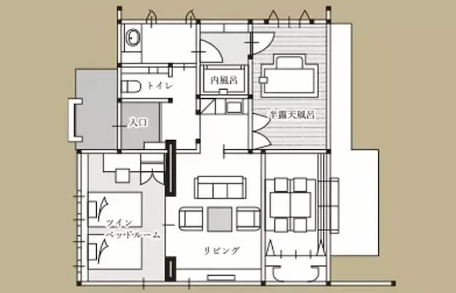 由布院別邸樹｜由布院站歩行20分/近金鱗湖-山桃 / やまもも 獨棟和洋式房附半露天浴池,室內浴池【不挑房】-6