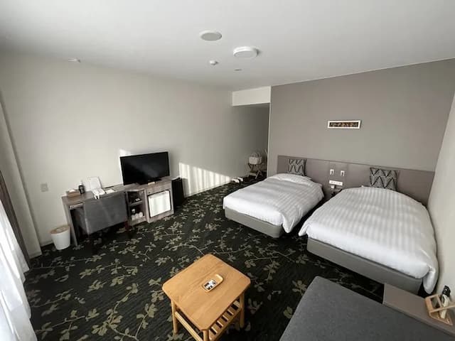 Aso Canyon Terrace & Lodge-[Extra twin] You can see the steel tower in front of the room [Twin room] [Non-smoking] [Mountain view] [Nightlife view]-2