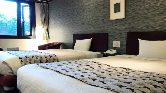 [Twin room, 23 square meters] (2 semi-double beds with a width of 120 cm)