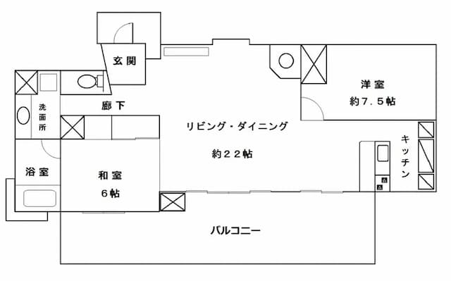 施設の平面図です。