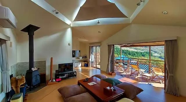 リビングを別角度で。