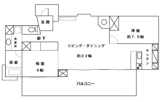 施設の平面図です。