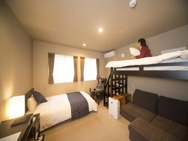 Natural Hot Spring Onomichi Minato Kan-Standard Triple Room Bunk Beds-1