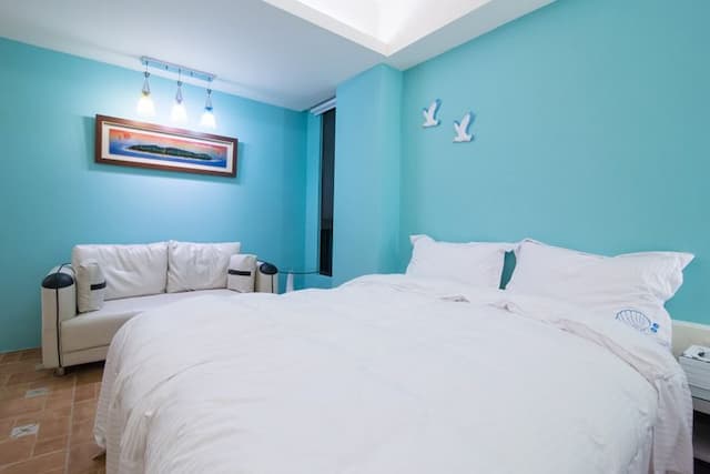 山水貝殼沙民宿-海景四人房-6