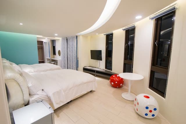 山水貝殼沙民宿-海景四人房-7