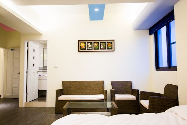 山水貝殼沙民宿-海景四人房-1