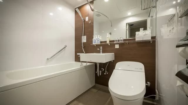 [Renovated in 2018 ★ Modern Double] An example of a bathroom