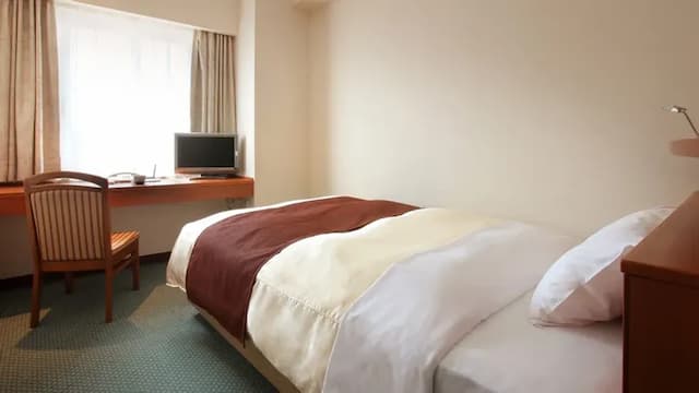 珍珠城市飯店 盛岡｜JR盛岡站步行5分/近盛岡城-加大單人房【不挑房】-1