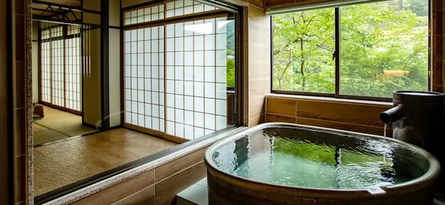 하코네 유모토 온천 호텔 센케이-Ishiyama|반노천탕 부속-1