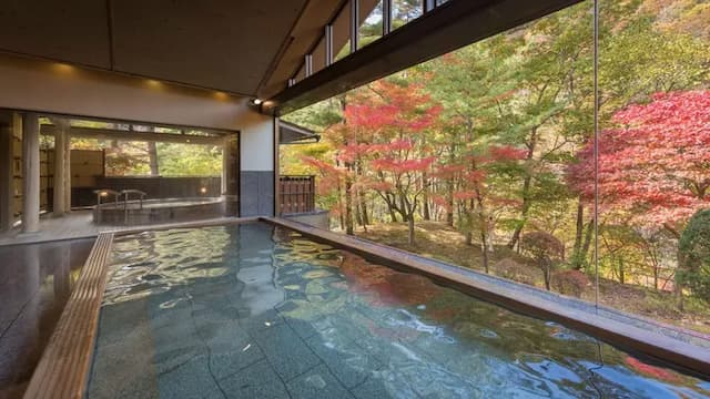 Large communal bath "Torotoro no Yu" (Autumn)