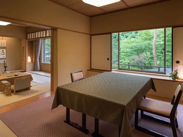 Hanamaki Onsen Kasyoen-[Non-smoking] Japanese-Western style room 87 square meters | 10 tatami mats + 6 tatami mats + Western-style room twin 3 ken [Japanese-western room] [Non-smoking]-2
