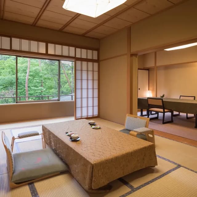 [Japanese-Western style room 87㎡] 10 tatami mats + 6 tatami mats + Western-style room twin