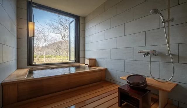 山之神溫泉 別墅 清流館｜花卷站開車20分/方便至花卷機場-二樓 和洋混和客房附陽台和半露天浴池【不挑房】-3