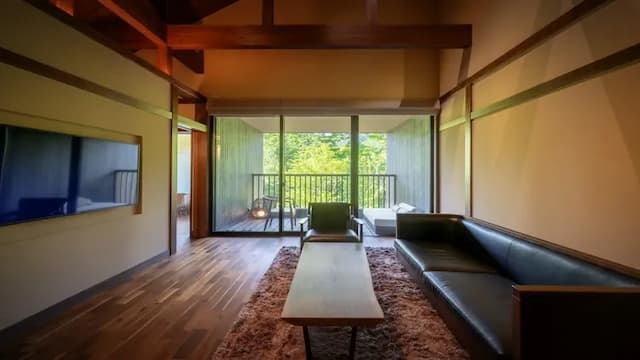 山之神溫泉 別墅 清流館｜花卷站開車20分/方便至花卷機場-二樓 和洋混和客房附陽台和半露天浴池【不挑房】-1