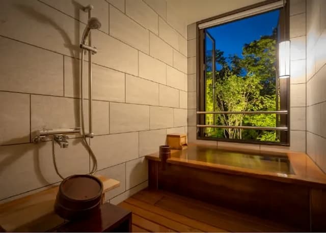 山之神溫泉 別墅 清流館｜花卷站開車20分/方便至花卷機場-二樓 和洋混和客房附陽台和半露天浴池【不挑房】-3