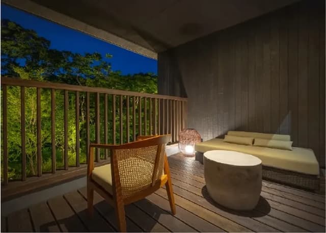 山之神溫泉 別墅 清流館｜花卷站開車20分/方便至花卷機場-二樓 和洋混和客房附陽台和半露天浴池【不挑房】-4