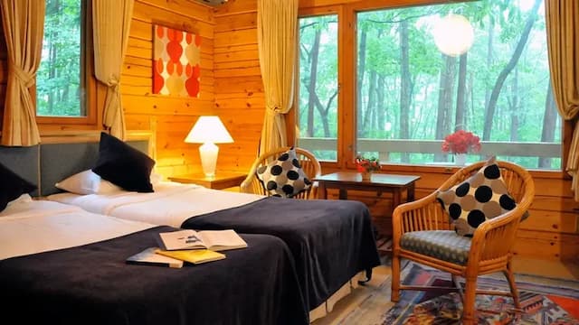 Hakuba Resort Hotel La Neige Higashikan-Cottage Standard 1 Living Room with 2 Bedrooms Non-Smoking-2