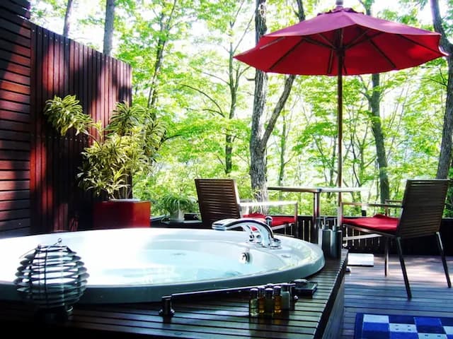 Hakuba Resort Hotel La Neige Higashikan-Superior Twin Room with Private Open-Air Bath-4