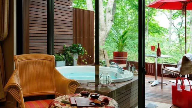 Hakuba Resort Hotel La Neige Higashikan-Superior Twin Room with Private Open-Air Bath-1