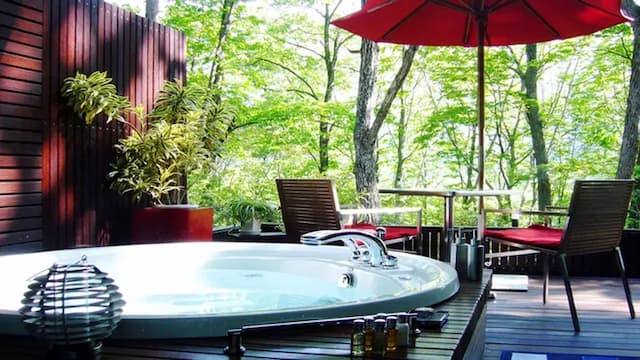 Hakuba Resort Hotel La Neige Higashikan-Deluxe Semi Western-Style Room with Private Open-Air Bath-1