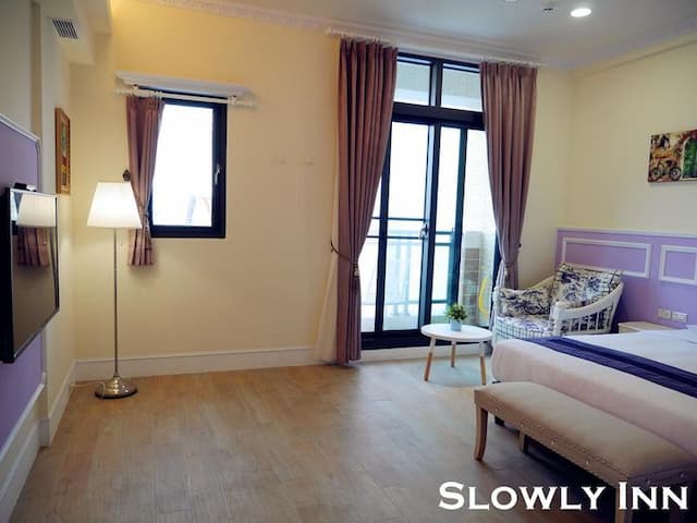 墾丁慢遊民宿-陽台雙人房-6