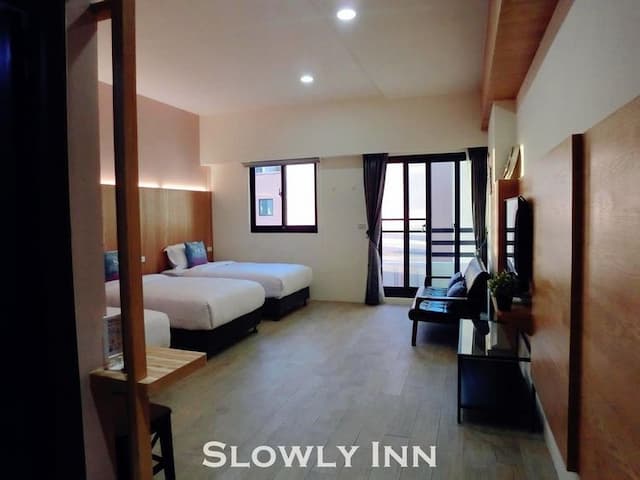 墾丁慢遊民宿-陽台三人房-7