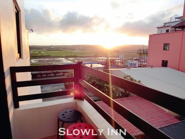 墾丁慢遊民宿-陽台三人房-9