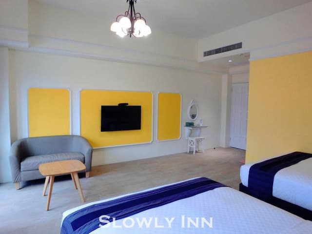 墾丁慢遊民宿-陽台四人房-3