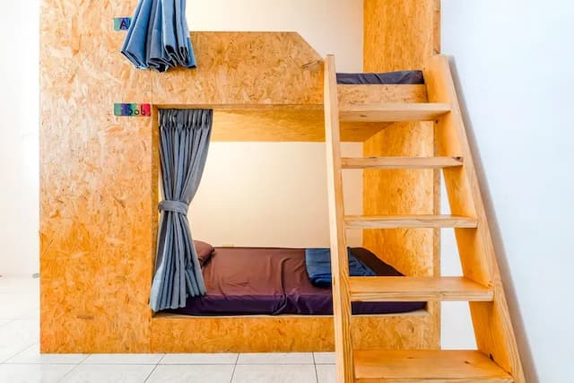 Ocean Diary-A bed in a four-bed male dormitory room-4