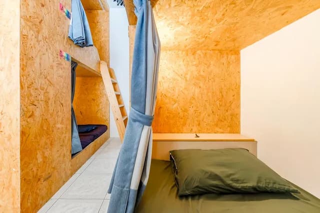 Ocean Diary-A bed in a four-bed female dormitory room-3