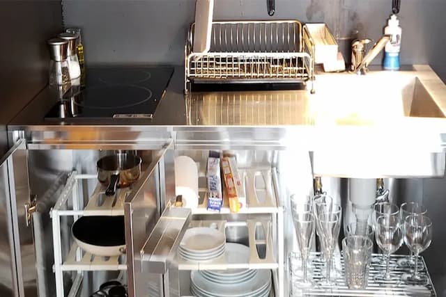 白馬 旅籠丸八｜近白馬岩岳滑雪場/寵物犬同住OK/白馬站開車10分-廚房精緻套房【不挑房】-3